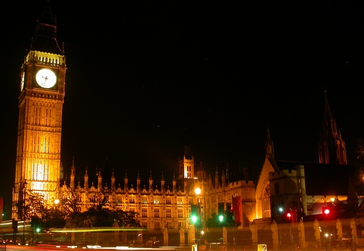 Big Ben at night