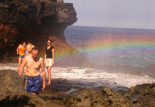 Geoff at blowhole
